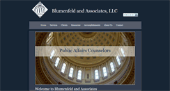 Desktop Screenshot of blumenfeldandassociates.com